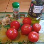 Tomates poêlées à la provençale : Etape 1