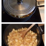 Compote de pomme (traditionnelle) : Cuire les pommes